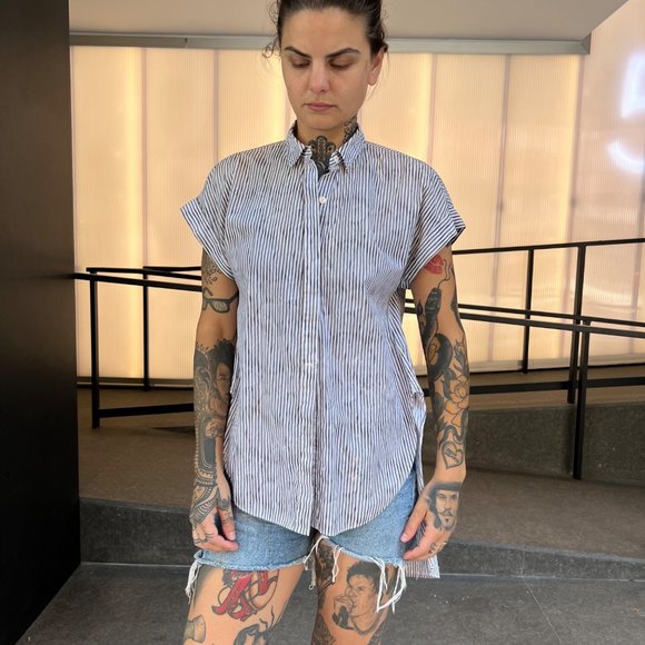 Rag & Bone Short Sleeve Button Down Shirt - Picture 12 of 15